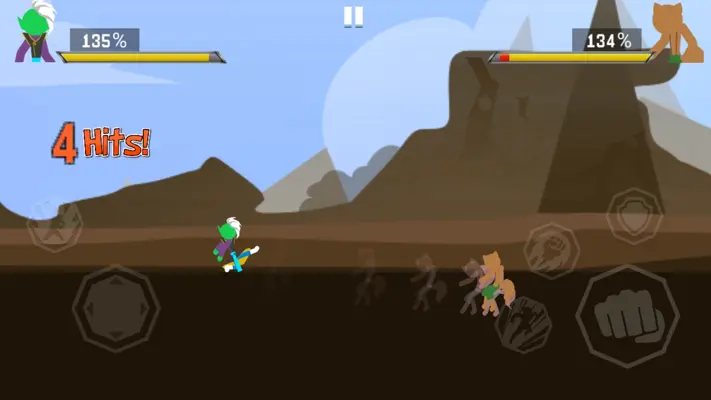 Stick Shadow War Fight android App screenshot 4